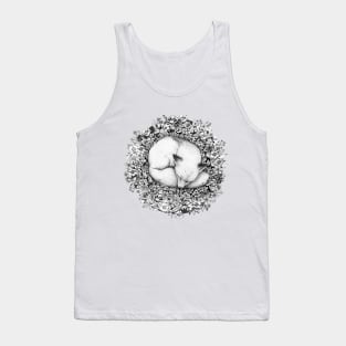 Sleeping in Flowers - Fox in Flowers Tank Top